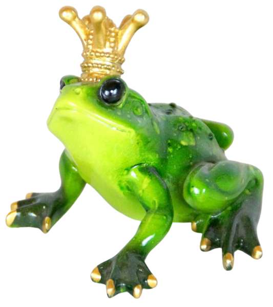 2er Set Bezaubernder Froschkönig ca. 8 cm - Dekofigur